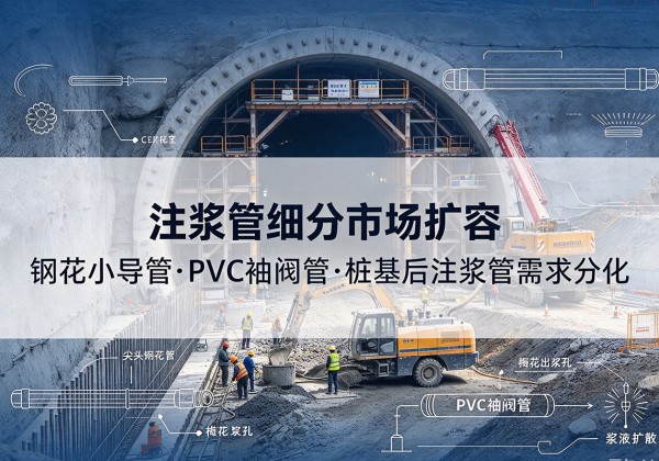 兴山注浆管细分市场扩容，隧道钢花小导管、PVC 袖阀管、桩基后注浆管需求分化